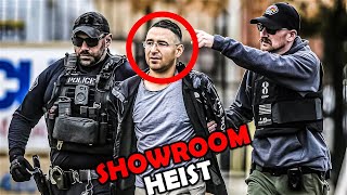 A High-Stakes Heist: Thieves Make Off with $100K BMW and Luxury Cars in Daring Showroom Robbery!