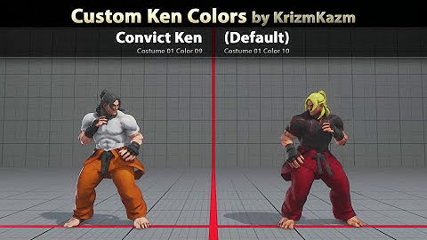 Custom Ken Colors - Street Fighter V Mod