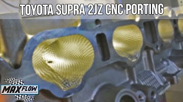 Toyota Supra 2JZ CNC Porting - MaxFlow Racing&Engineering