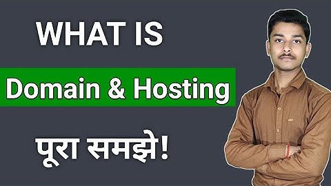 What is Domain and Hosting in Blogging | Explained in Hindi | Beginners Guide |SD