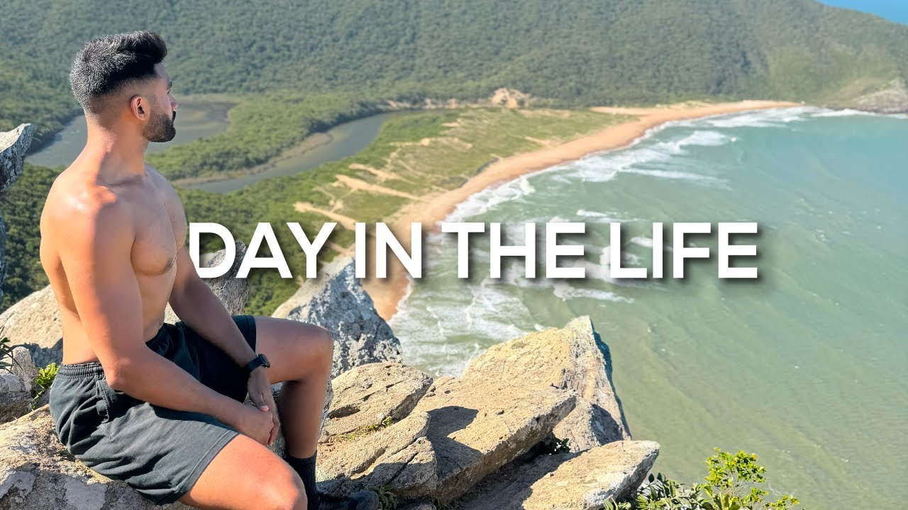 rewrite this title A Day in the Life of a Digital Nomad in Florianópolis Brazil