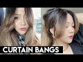 HOW TO STYLE CURTAIN BANGS - SIMPLE STYLING METHOD