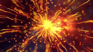 Free motion background - Orange Particles Background Video