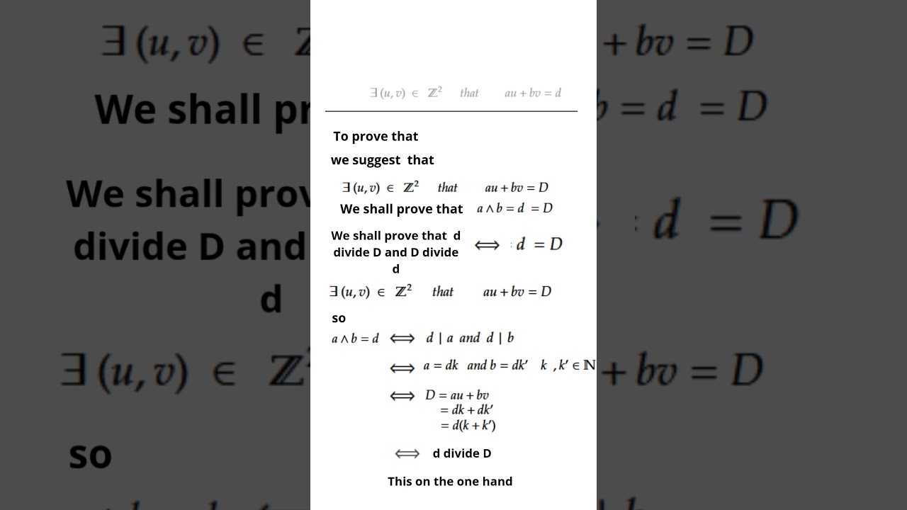 Bezout theorem    ⚡⚡⚡⚡