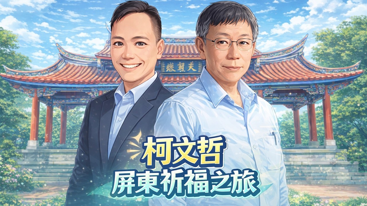 屏東六堆忠義亭，0308柯文哲早上行程