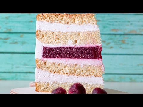 Йогуртовый вишневый торт для Мамы  English Subtitles  - Я - ТОРТодел!