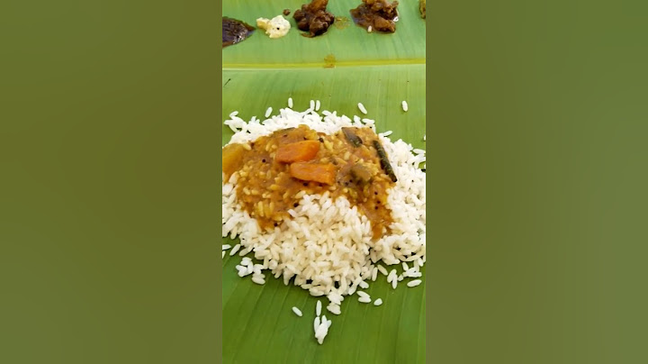 kalyana sadhya kazekam 😋😋
