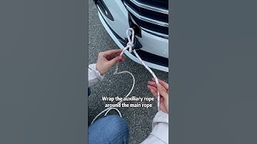 Have you learned how to tie a tow rope?#driving #skills #tips #knowledge #fpy