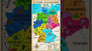 German Länder, Deutsche Bundesländer, #berlintravel #germany #deutschland
