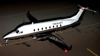Beechcraft 1900D | Twinjet F-GTKJ | Startup and Takeoff at Nancy Essey Airport