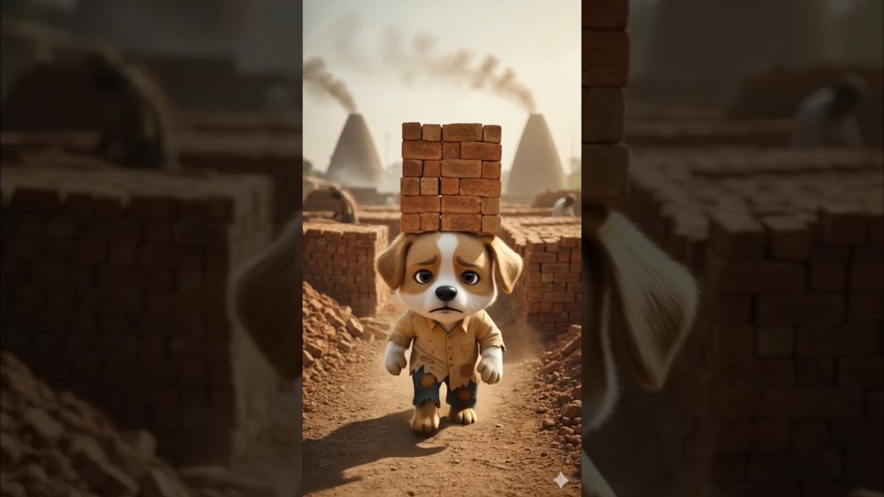 Messi's Hard Work & Park Accident! 🧱🌳|Brave Dog Saves Messi Again!🐶