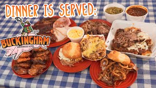 Dinner is served everybody, and this episode #10 features buckingham
smokehouse bbq in springfield, missouri near the giant bass pro shop!!
i ordered 6 delic...