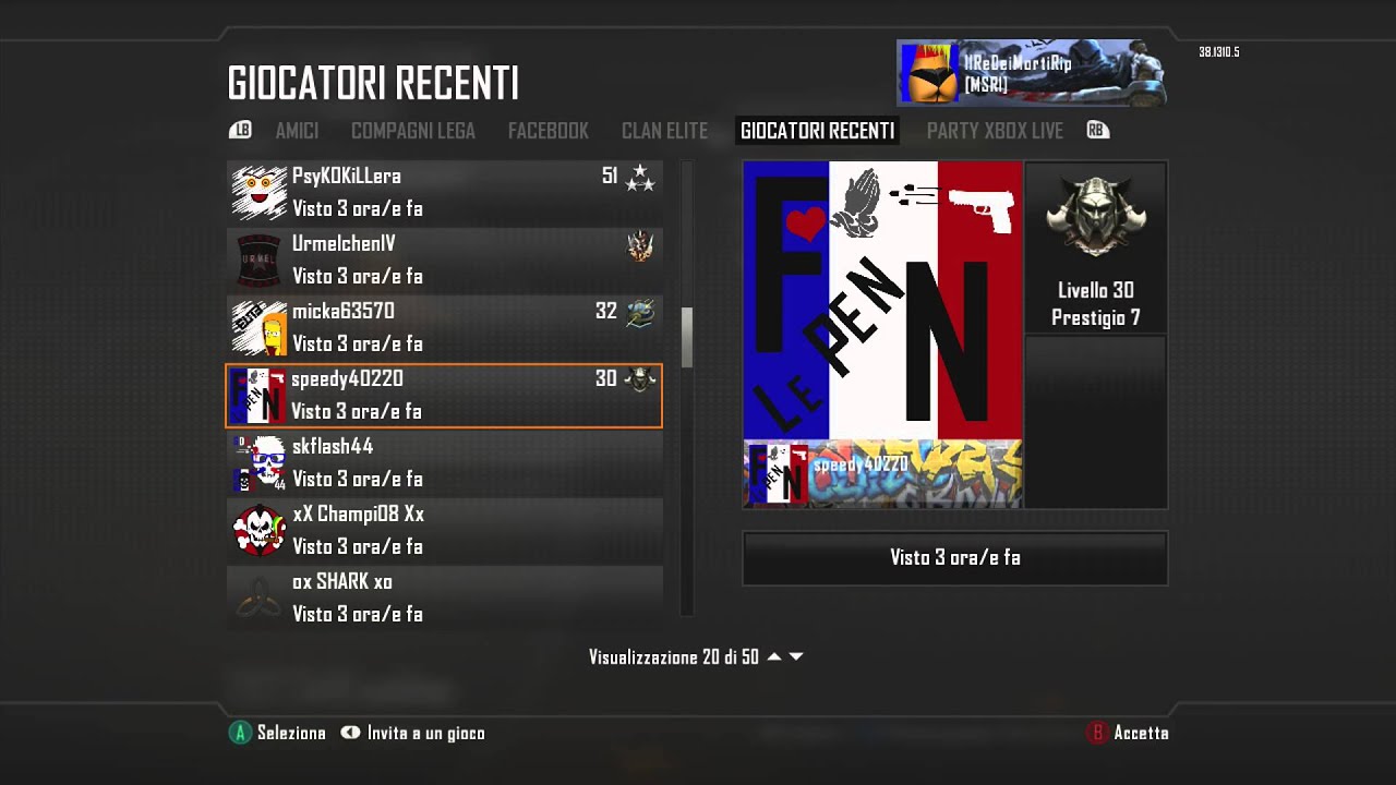 BO2 COME RUBARE O COPIARE EMBLEMI AMICI ITA XBOX360 E PS3 con 