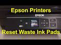 Resetting the Waste Ink Pads Epson inkjet printer WF-2510