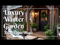 Luxury Rustic Cabin Garden 🌲 Crafting a Winter Landscape Filled with Warm, Refined Beauty