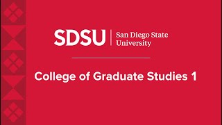 SDSU Commencement 2024 - College of Graduate Studies 1