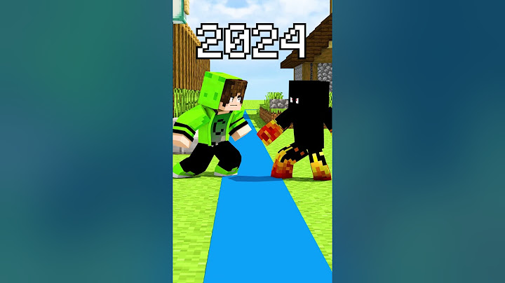 2010 vs 2018 vs 2024 no MINECRAFT