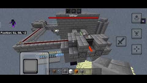 Wither powered cobblestone farm