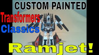 Transformers Classics Ramjet WITH custom paint added- GotBot True Review NUMBER 4