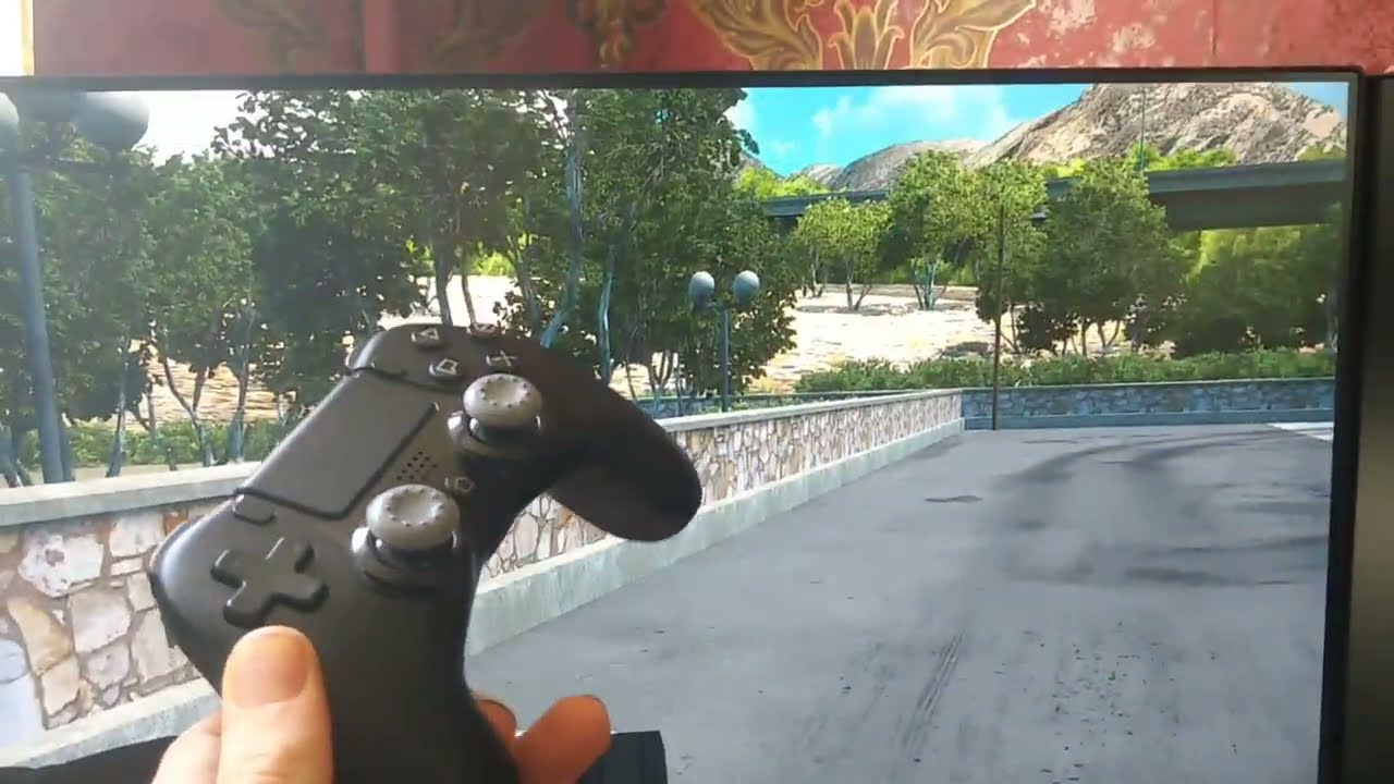 Dual Shock 4 Обзор гироскопом в ATS