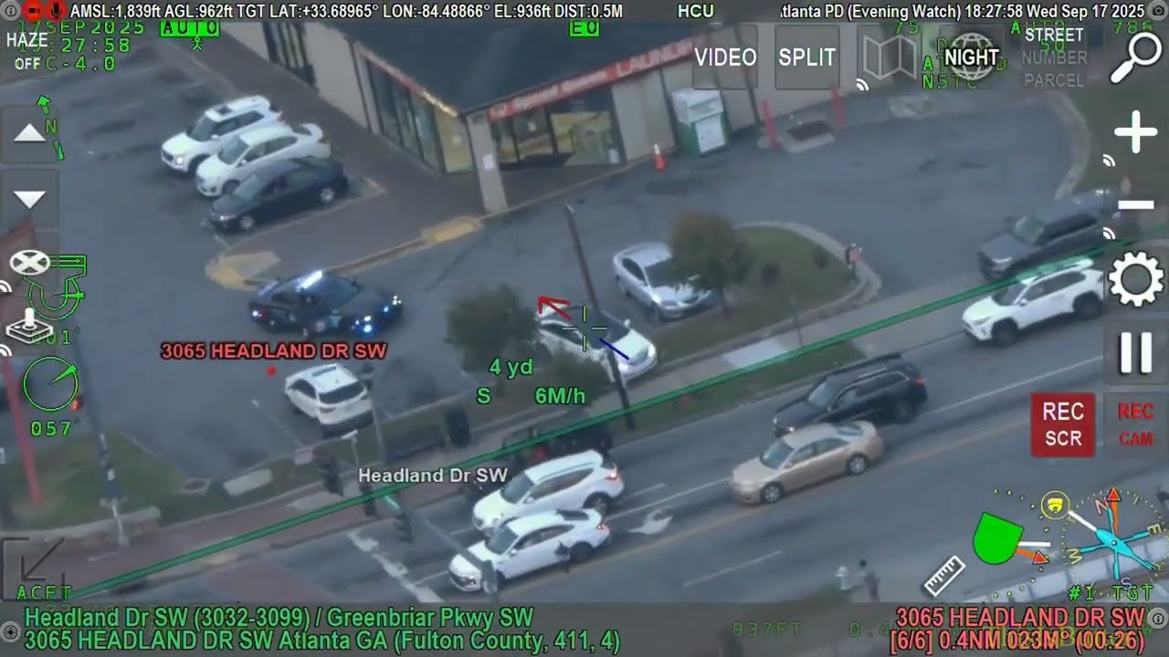 Atlanta Police Chase Suspect Wanted for Multiple Assaults — Caught by Air Unit!