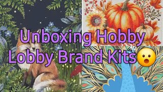 Unboxing 3 Kits from Hobby Lobby. Studio Delight Brand