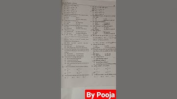 B.A/B.Sc final year Physics (Relativity & statistical physics) solved Paper 2016|| By POOJA