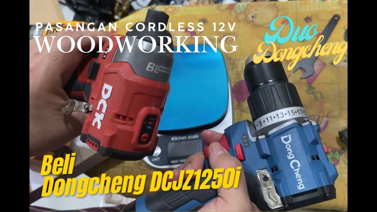 Beli Dongcheng DCJZ1250i. Lengkapi Cordless 12V DCK untuk DIY Woodworking saya