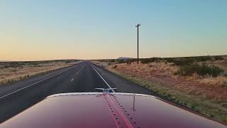US-54 into the New Mexico Sunset Alamogordo towards Santa Rosa