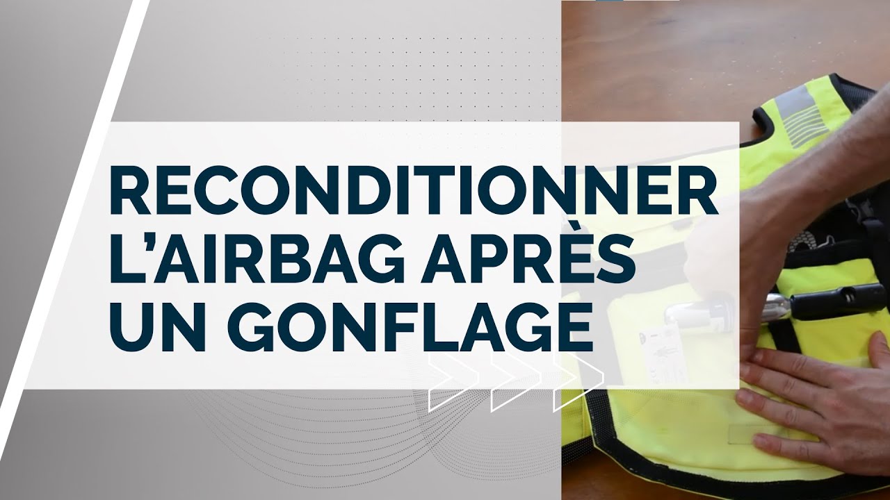TUTO – AIRBAG MÉCANIQUE MOTO – RECONDITIONNER L'AIRBAG APRÈS UN GONFLAGE