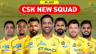 Chennai Super Kings New Best Squad Analysis IPL 2027 | Csk New Best Squad IPL 2027 || screenshot 5