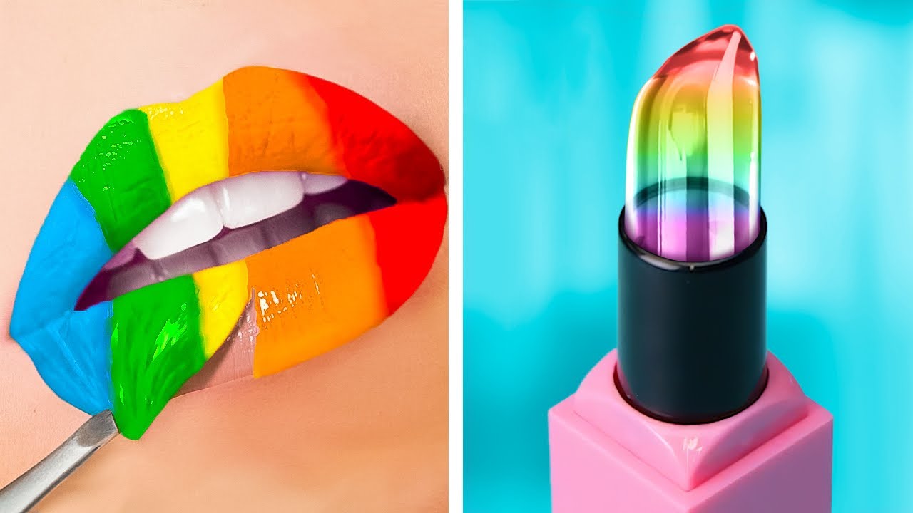 Magic lipstick hacks and Lip makeup hacks