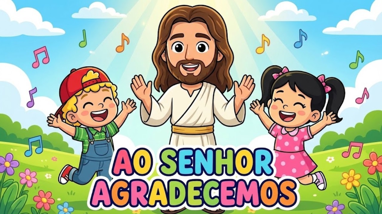 AO SENHOR AGRADECEMOS 🎵 Playlist Infantil de Louvor | ✨ Música Cristã Infantil | Kids de Jesus