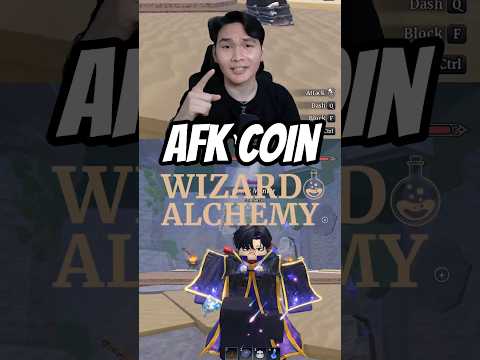 Best AFK Spot Farming Coin Hit 6 Enemies #roblox #wizardalchemy