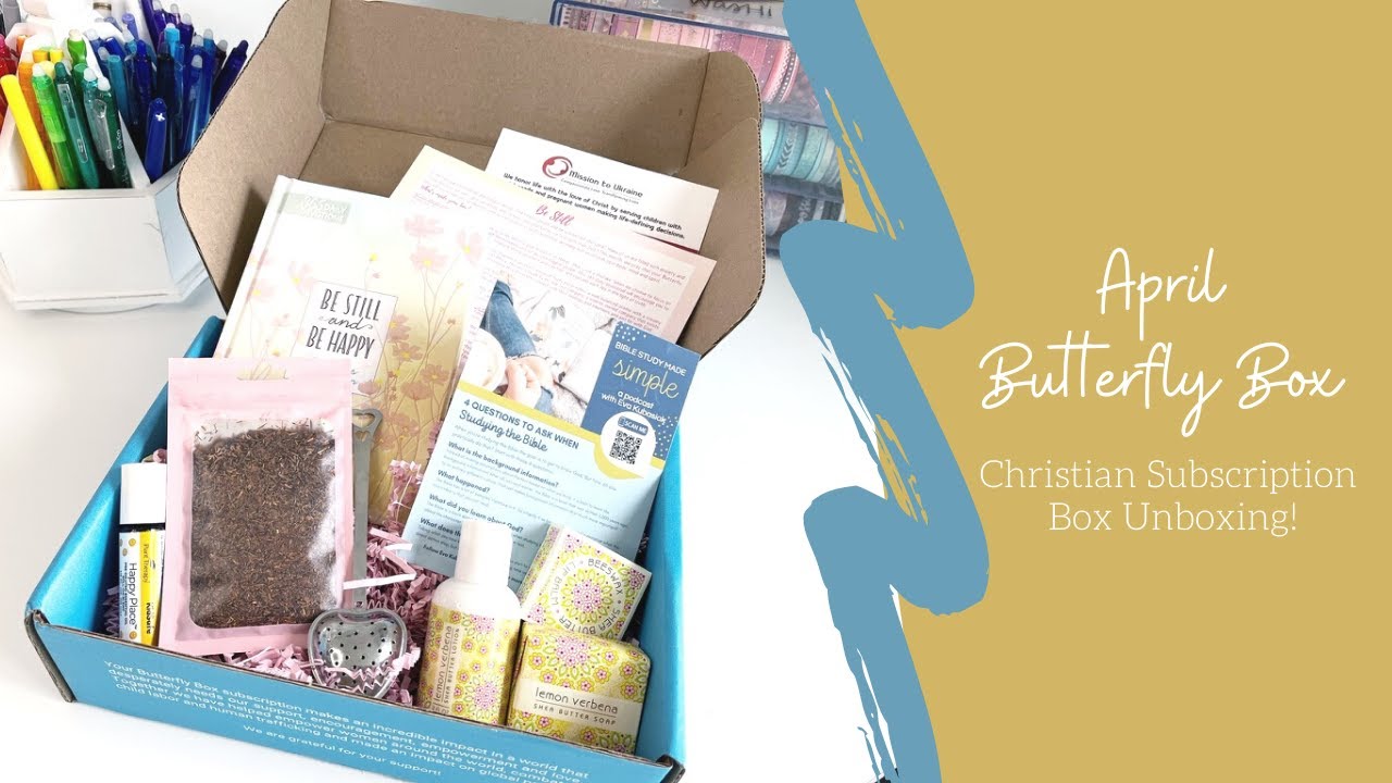 🦋 Gorgeous Butterfly Box Unboxing 🦋 // Christian Women's Subscription Box 