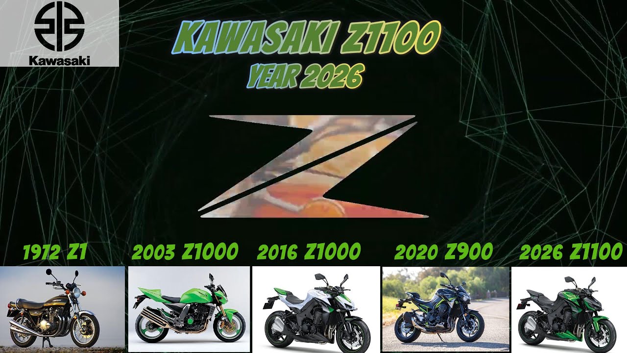 Kawasaki Z1100 Model History ( 1972 - 2026 ) - YouTube