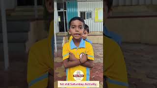 Saturday activity 1st std jijau school Ambajogai