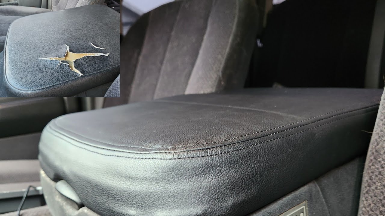 How to fix a cracked faux leather chair armrest with the Coconix Leath