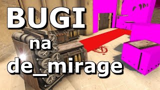 NAJWIĘKSZE GLITCHE/BUGI NA MIRAGE W CSGO!