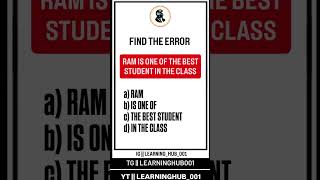 What is SUBJECT VERB Agreement Error? #error#grammar #english #shortsfeed #shorts #englishgrammar