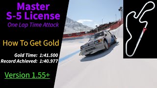 GT7 | How to get Gold on the Master S-5 License (Update 1.55+)
