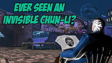 Ever Seen An Invisible Chun-Li?