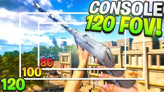 this is 120 FΟV ON CONSOLE WARZONE! 😍