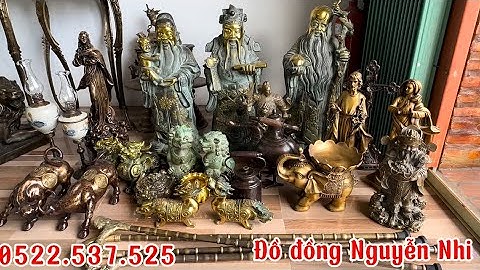 Ngày 14/3 Bộ phúc Lộc thọ _ Tượng công giáo _  #đồcổ #đồđồng#đồđồngNguyễnNhi