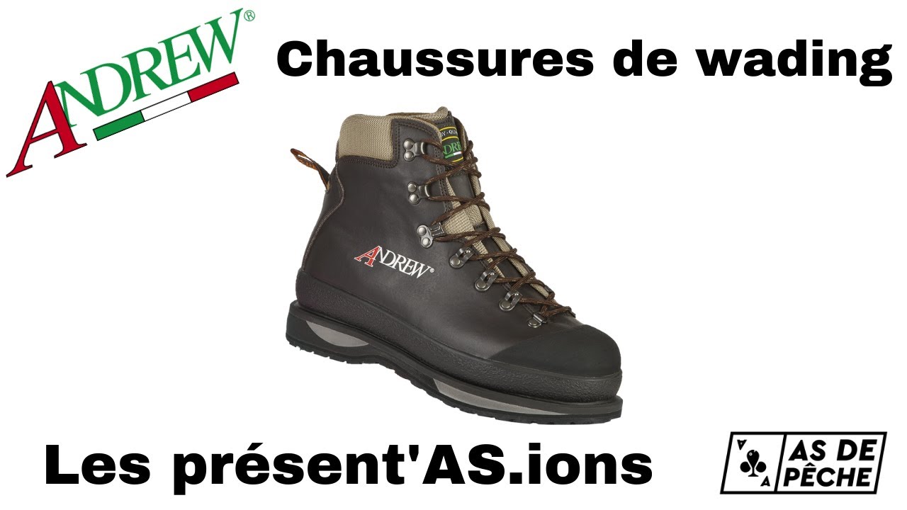 CHAUSSURES WADING FLY SEMELLE FEUTRE + CLOUS Andrew 512011 : Vente