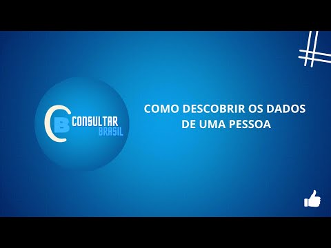 Vídeo: Como Descobrir Os Dados De Uma Pessoa