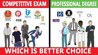 Competitive Exam VS Professional Degree ||SSC,UPSC,IBPS और  Professional Degree में कौनसा Better हैं screenshot 3