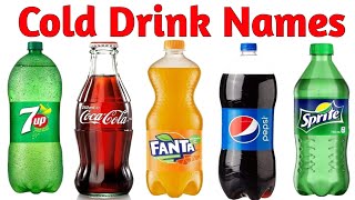 Cold Drink Name for Kids 🥤 | Learn Cold Drinks Name with Pictures | Fun Educational Video
