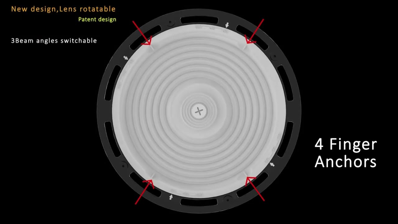 UFO High Bay Field Adjustable Beam Angle - Energy-Efficient Lighting Solutions | AALED