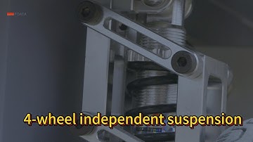 4wheel independent suspension mobile robot chassis